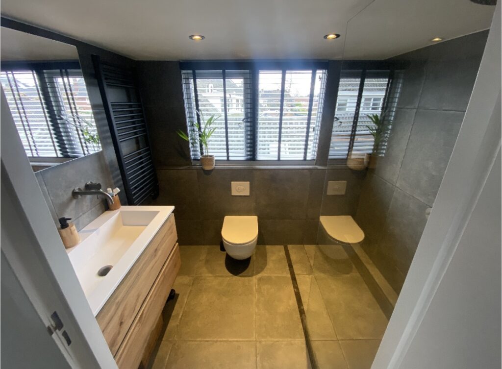 Badkamer en toilet project Huizen